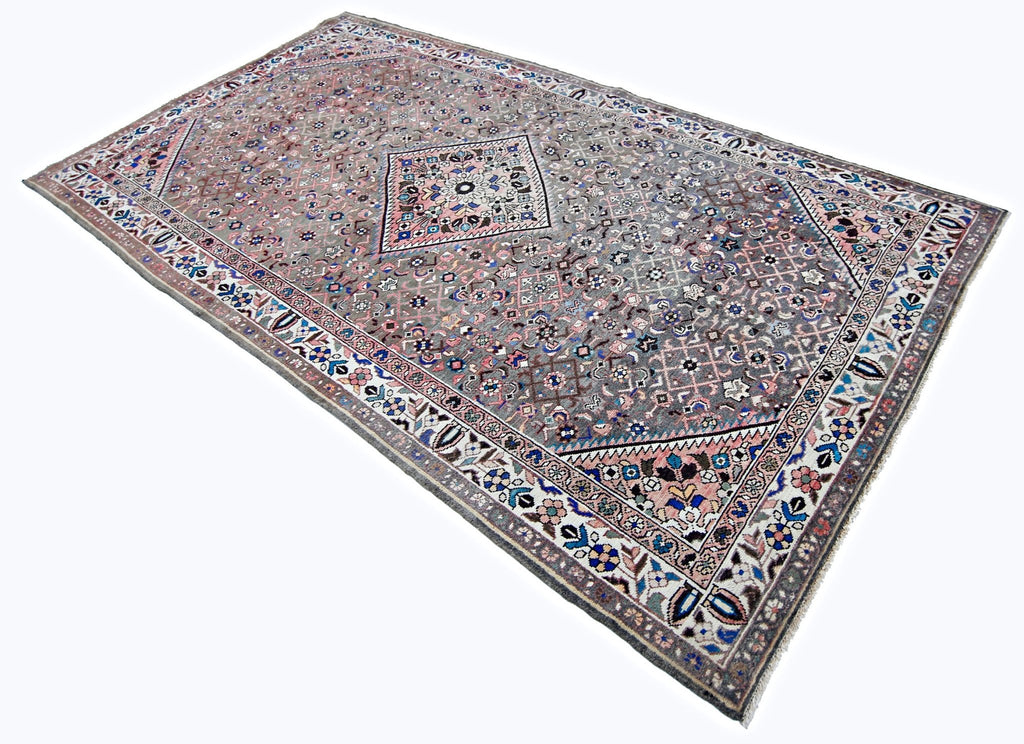 Handmade Vintage Persian Rug | 304 x 161 cm | 10' x 5'4" - Najaf Rugs & Textile