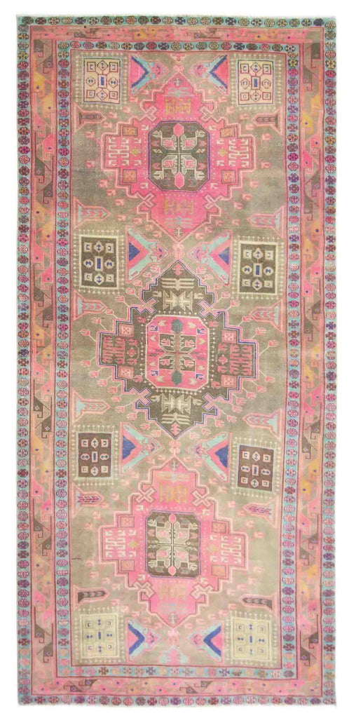 Handmade Vintage Persian Rug | 317 x 146 cm | 10'5" x 4'9" - Najaf Rugs & Textile