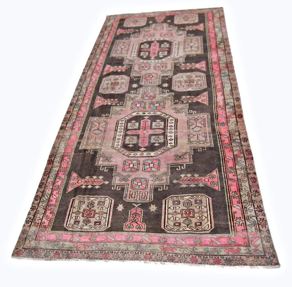 Handmade Vintage Persian Rug | 327 x 139 cm | 10'9" x 4'7" - Najaf Rugs & Textile
