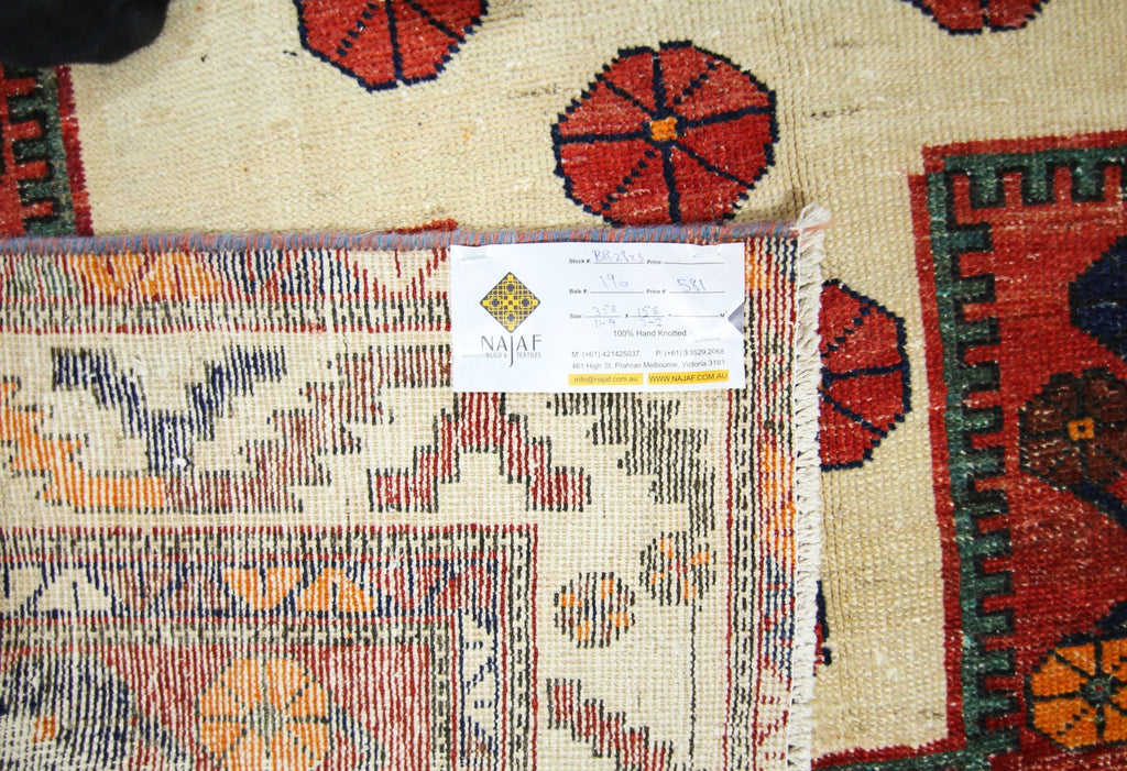Handmade Vintage Persian Rug | 358 x 158 cm | 11'9" x 5'2" - Najaf Rugs & Textile