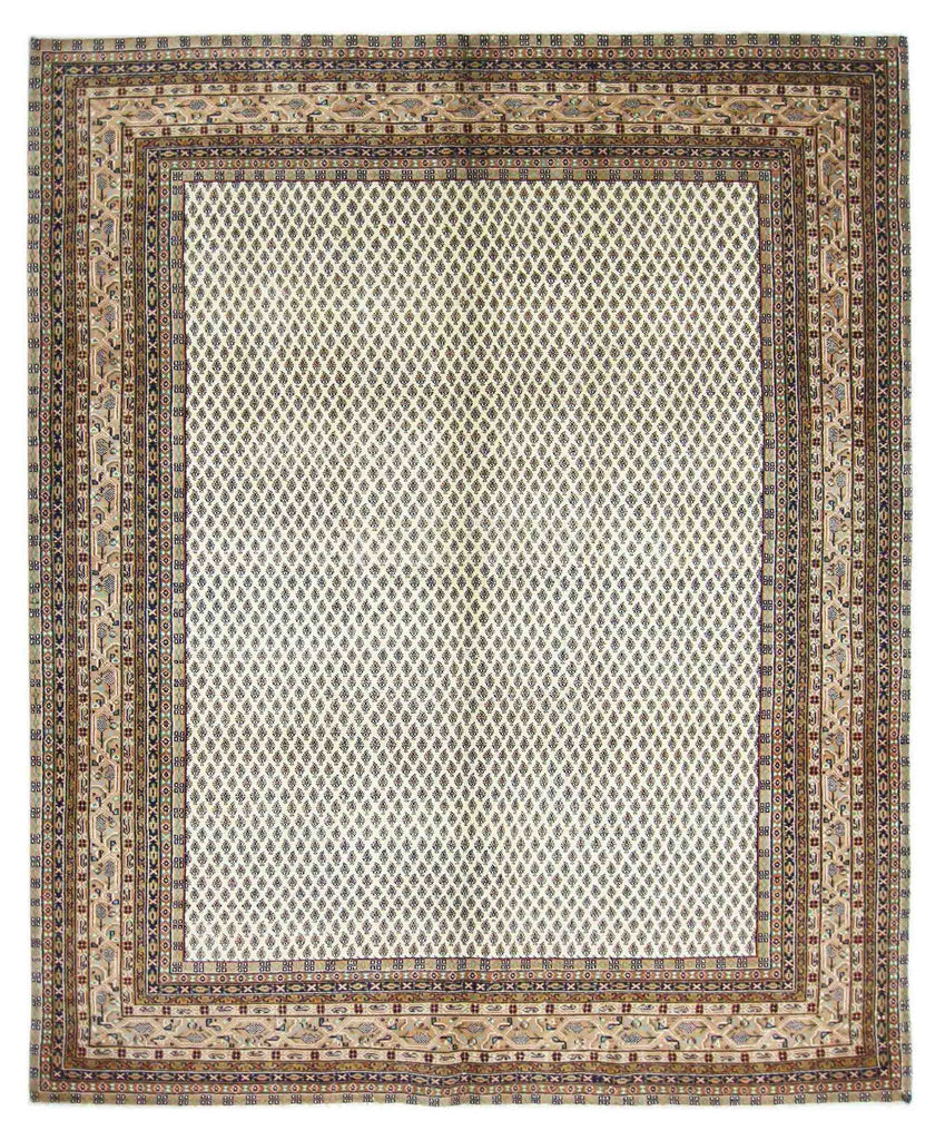 Handmade Vintage Persian Saraband Rug | 240 x 185 cm | 7'10" x 6'1" - Najaf Rugs & Textile