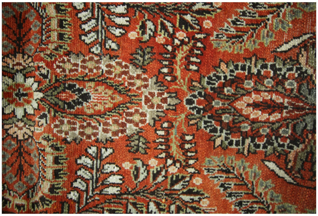 Handmade Vintage Persian Sarouk Hallway Runner | 582 x 80 cm | 19'1" x 2'7" - Najaf Rugs & Textile