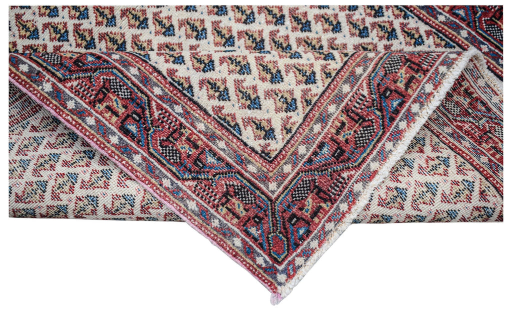 Handmade Vintage Persian Senneh Rug | 146 x 95 cm | 4'10" x 3'2" - Najaf Rugs & Textile