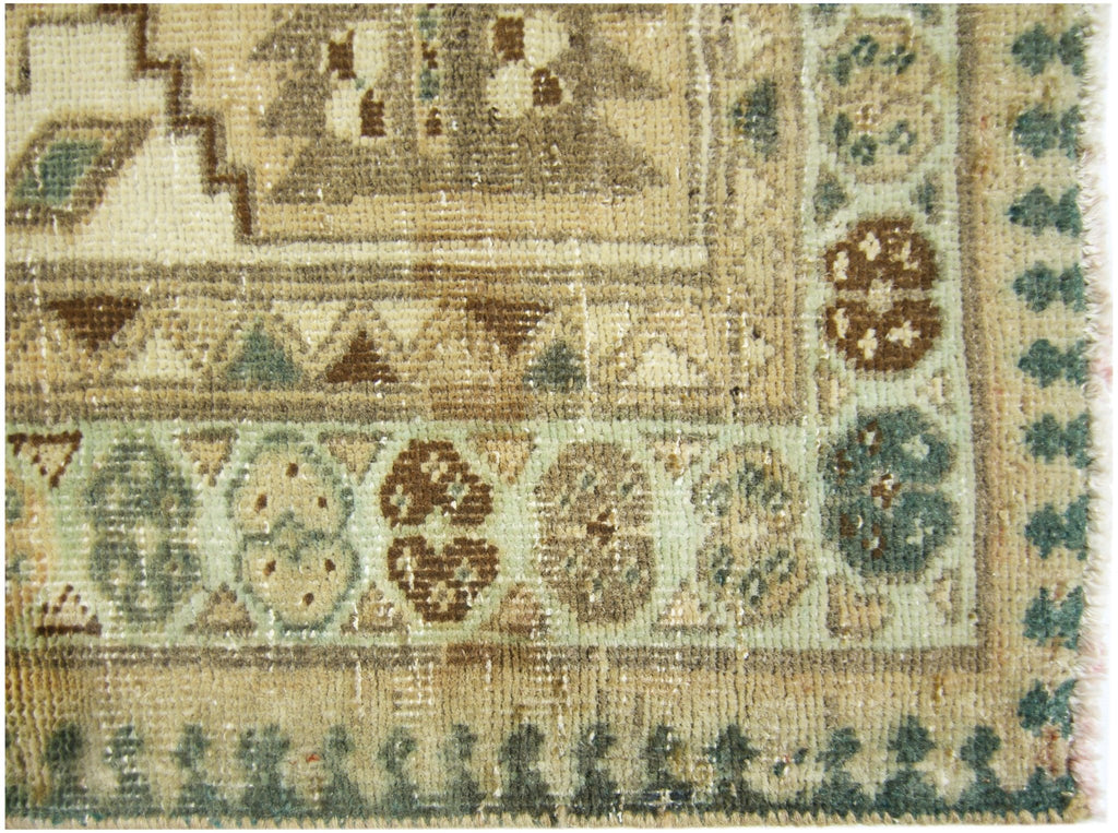 Handmade Vintage Persian Serab Hallway Runner | 345 x 104 cm | 11'4" x 3'6" - Najaf Rugs & Textile