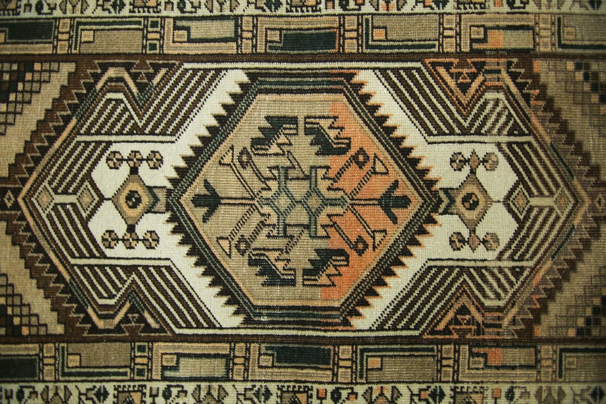 Handmade Vintage Persian Serab Hallway Runner | 351 x 88 cm | 11'6" x 2'11" - Najaf Rugs & Textile
