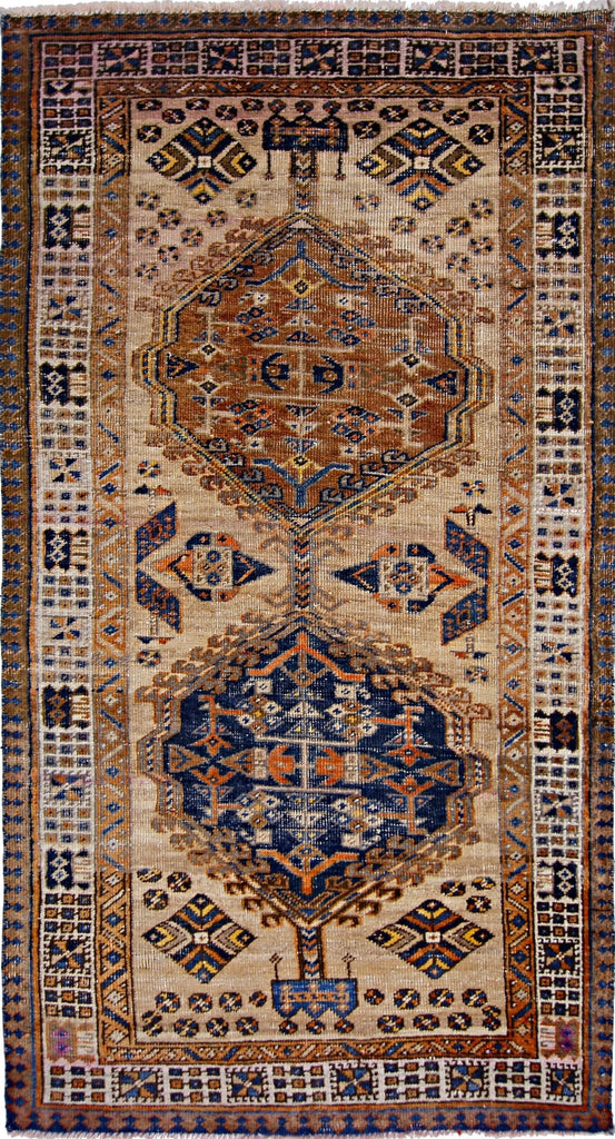 Handmade Vintage Persian Serab Rug | 160 x 85 cm | 5'3" x 2'9" - Najaf Rugs & Textile