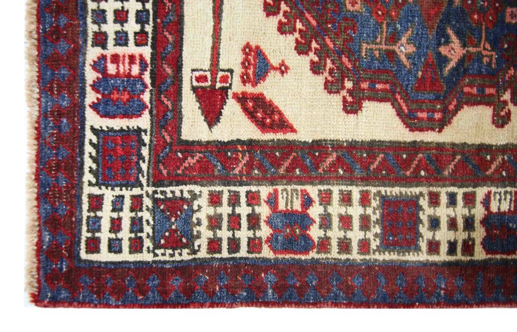 Handmade Vintage Persian Serab Rug | 204 x 83 cm | 6'8" x 2'8" - Najaf Rugs & Textile