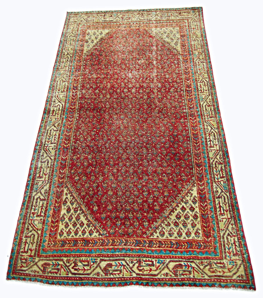 Handmade Vintage Persian Seraband Rug | 209 x 121 cm | 6'10" x 4' - Najaf Rugs & Textile