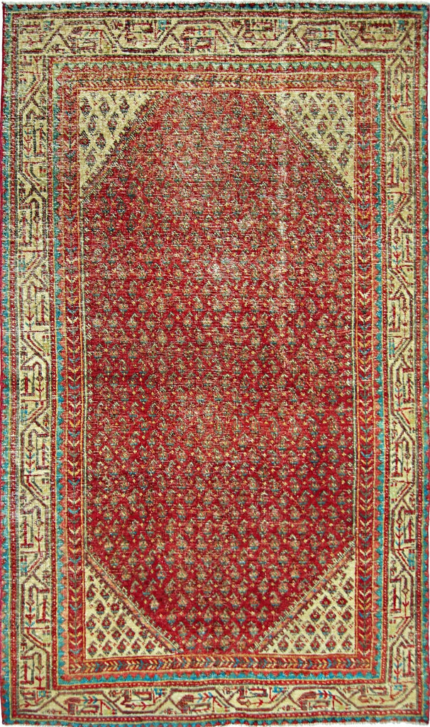 Handmade Vintage Persian Seraband Rug | 209 x 121 cm | 6'10" x 4' - Najaf Rugs & Textile
