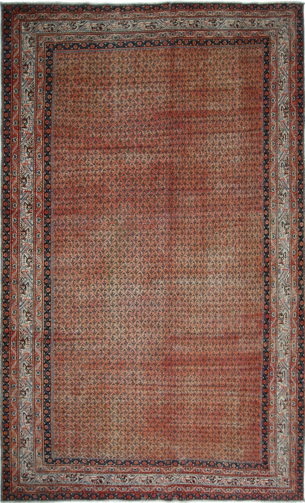 Handmade Vintage Persian Seraband Rug | 325 x 222 cm | 10'8" x 7'4" - Najaf Rugs & Textile