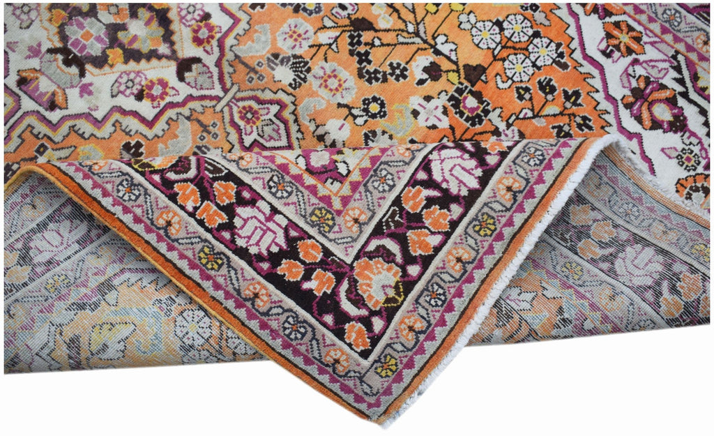 Handmade Vintage Persian Tabriz Rug | 200 x 131 cm | 6'7" x 4'4" - Najaf Rugs & Textile