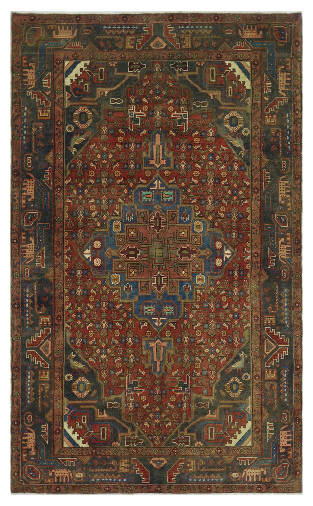 Handmade Vintage Persian Tabriz Rug | 253 x 151 cm | 8'3" x 4'11" - Najaf Rugs & Textile