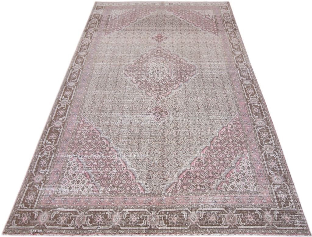 Handmade Vintage Persian Tabriz Rug | 261 x 177 cm | 8'7" x 5'10" - Najaf Rugs & Textile