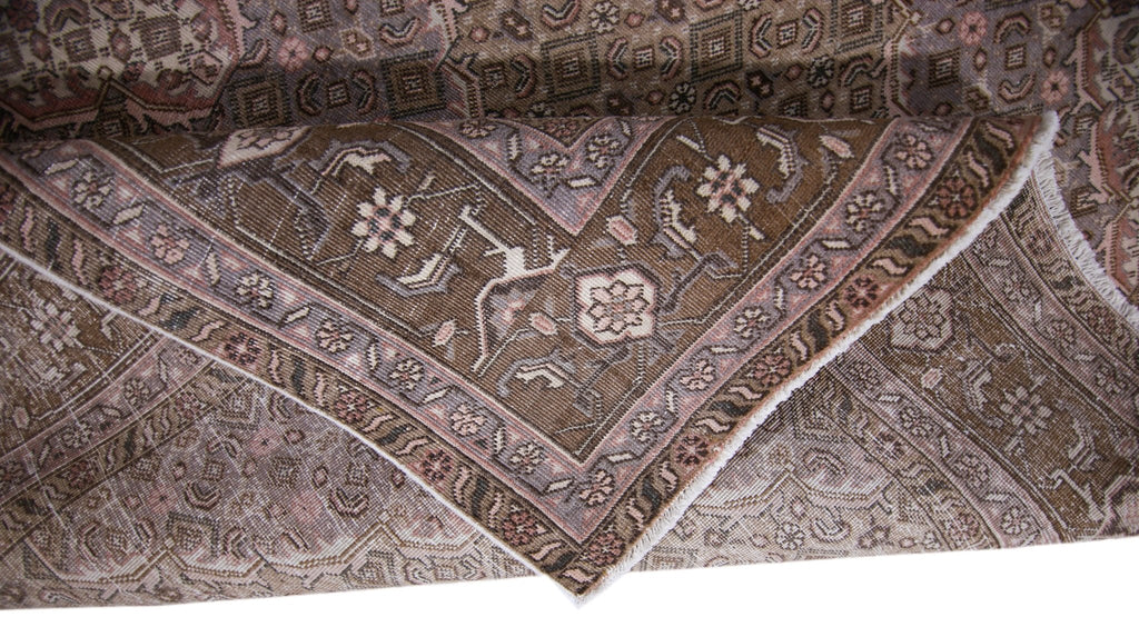 Handmade Vintage Persian Tabriz Rug | 281 x 194 cm | 9'3" x 6'4" - Najaf Rugs & Textile