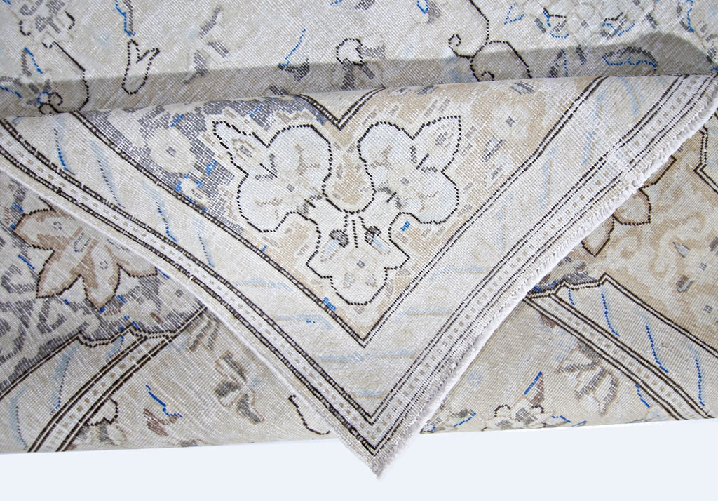 Handmade Vintage Persian Tabriz Rug | 285 x 193 cm | 9'4" x 6'4" - Najaf Rugs & Textile