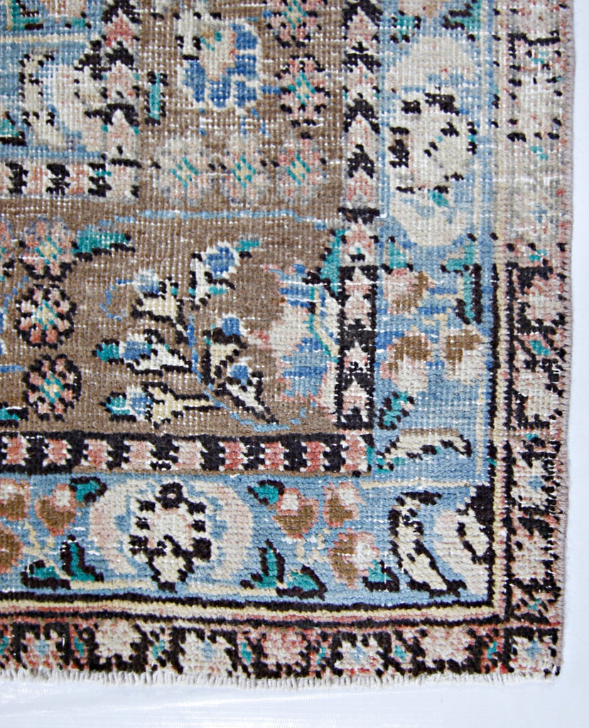 Handmade Vintage Persian Tabriz Rug | 288 x 190 cm | 9'5" x 6'3" - Najaf Rugs & Textile