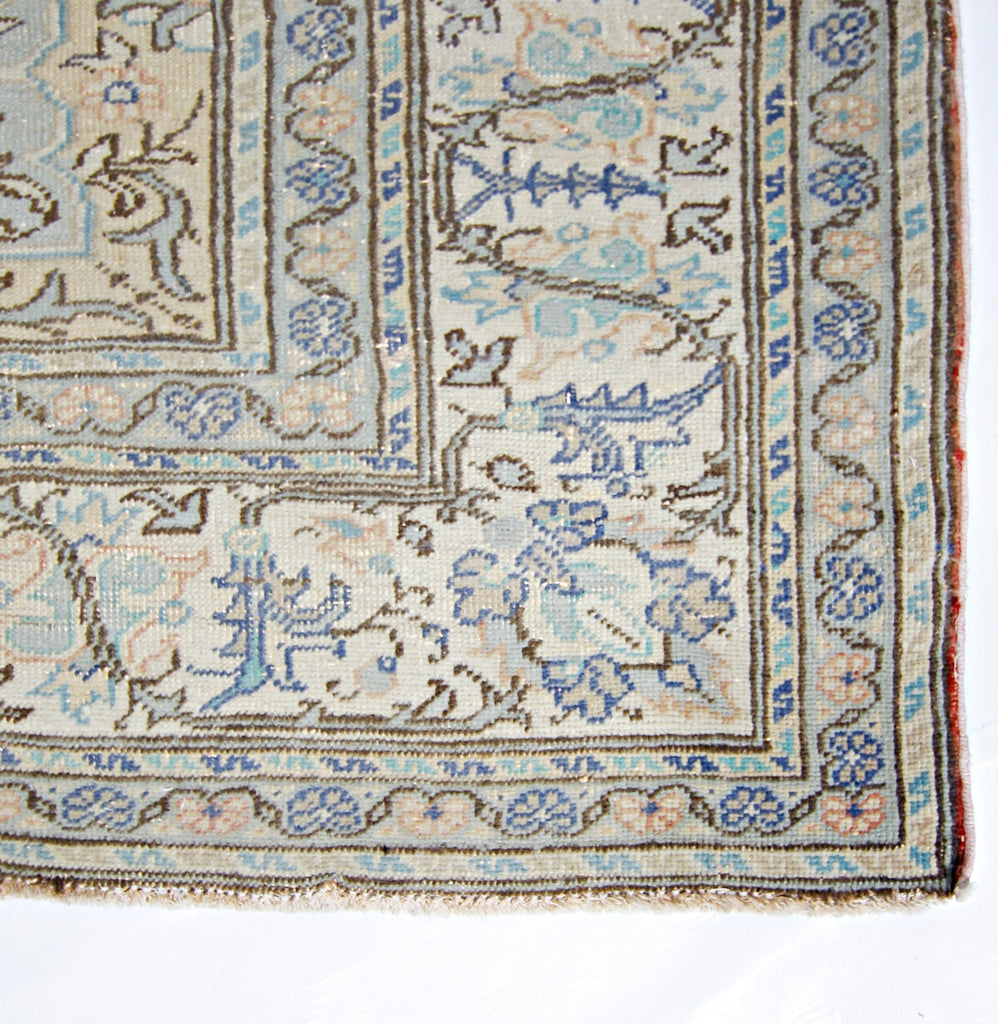 Handmade Vintage Persian Tabriz Rug | 289 x 196 cm | 9'6" x 6'5" - Najaf Rugs & Textile