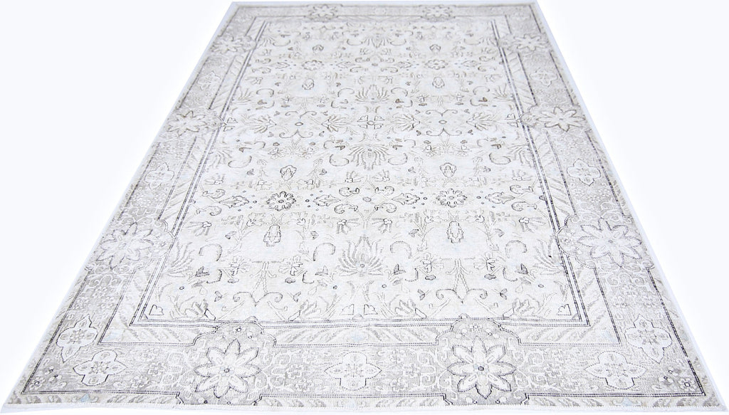 Handmade Vintage Persian Tabriz Rug | 290 x 184 cm | 9'6" x 6' - Najaf Rugs & Textile