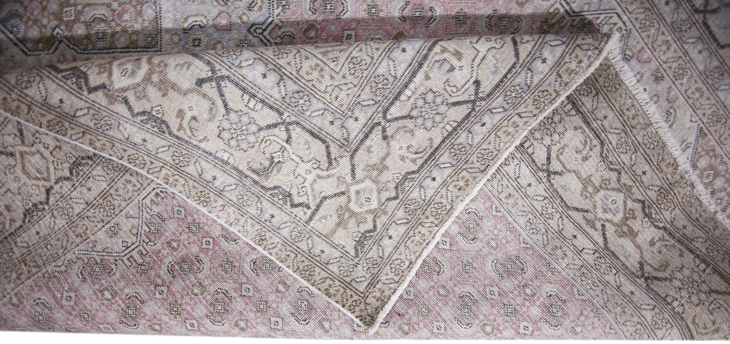 Handmade Vintage Persian Tabriz Rug | 296 x 192 cm | 9'9" x 6'3" - Najaf Rugs & Textile