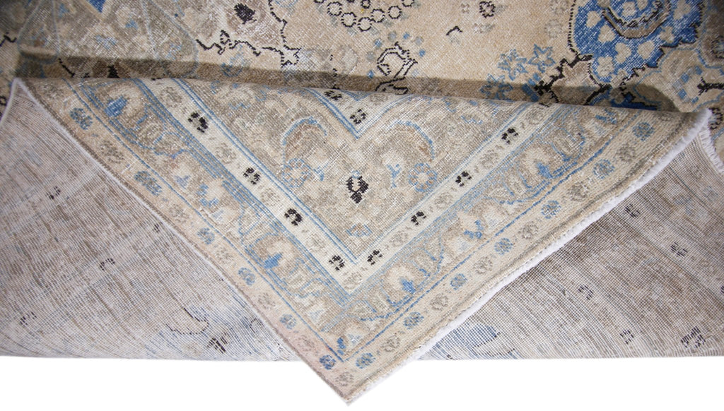 Handmade Vintage Persian Tabriz Rug | 299 x 195 cm | 9'10" x 6'5" - Najaf Rugs & Textile