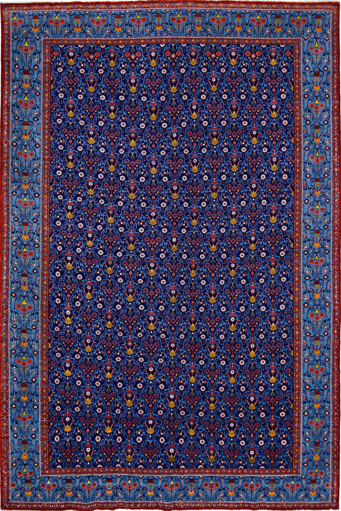 Handmade Vintage Persian Tabriz Rug | 314 x 204 cm | 10'4" x 6'8" - Najaf Rugs & Textile