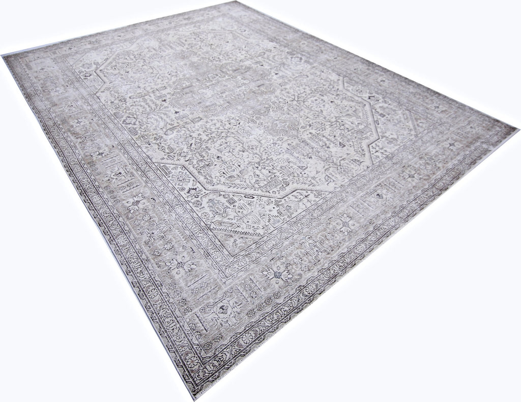 Handmade Vintage Persian Tabriz Rug | 326 x 246 cm | 10'8" x 8'1" - Najaf Rugs & Textile