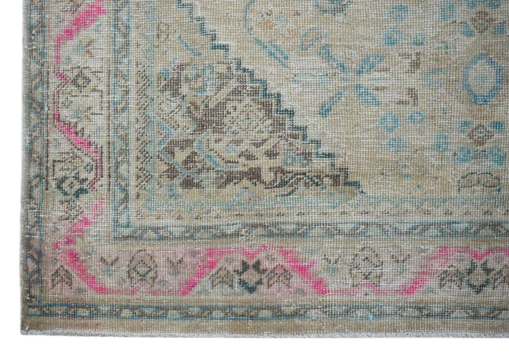Handmade Vintage Persian Tabriz Rug | 330 x 155 cm | 10'10" x 5'1" - Najaf Rugs & Textile