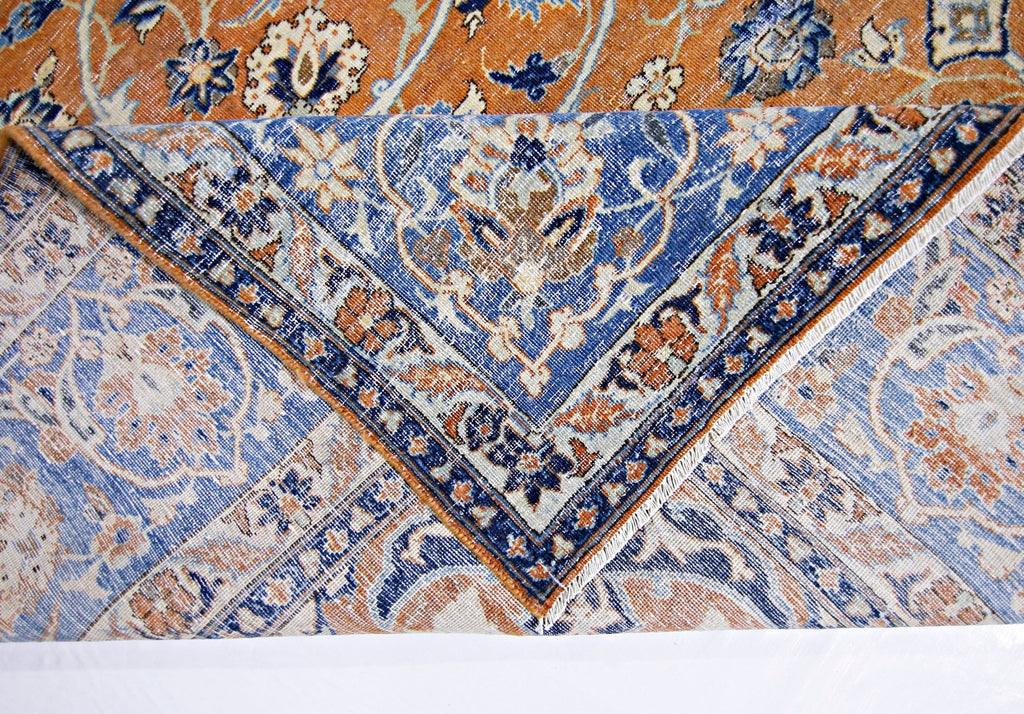 Handmade Vintage Persian Tabriz Rug | 335 x 227 cm | 11' x 7'5" - Najaf Rugs & Textile