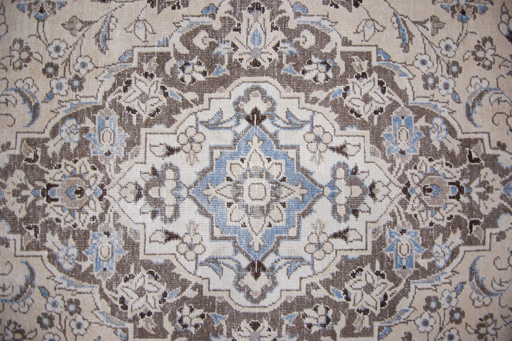 Handmade Vintage Persian Tabriz Rug | 341 x 236 cm | 11'2" x 7'9" - Najaf Rugs & Textile