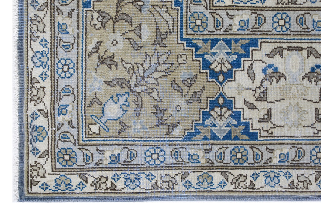 Handmade Vintage Persian Tabriz Rug | 348 x 256 cm | 11'5" x 8'5" - Najaf Rugs & Textile