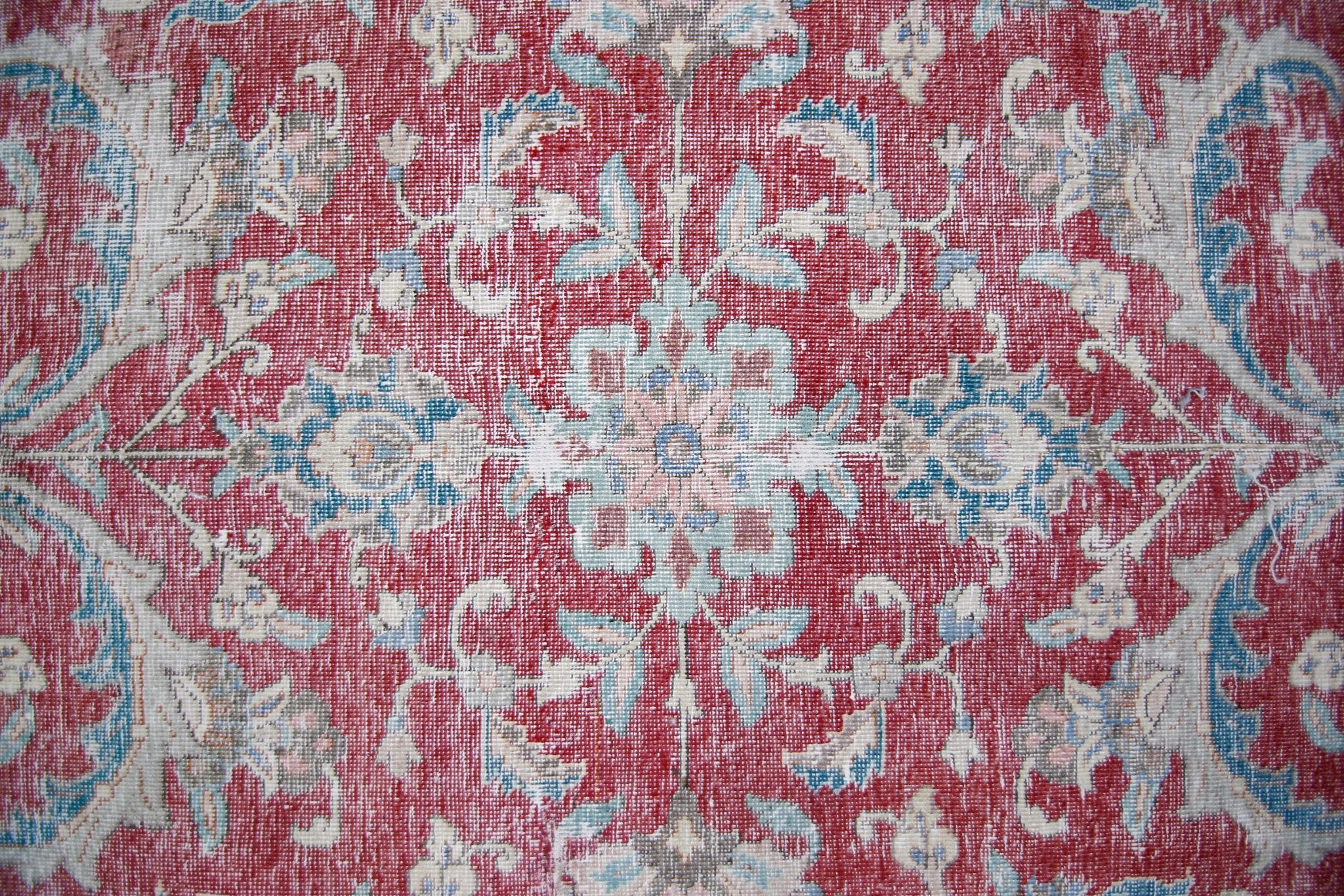 Handmade Vintage Persian Tabriz Rug | 376 x 296 cm | 12'4" x 9'9" - Najaf Rugs & Textile