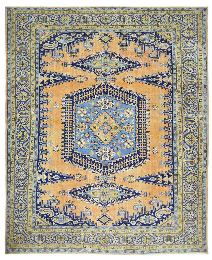 Handmade Vintage Persian Viss Rug | 315 x 242 cm | 10'4" x 7'11" - Najaf Rugs & Textile