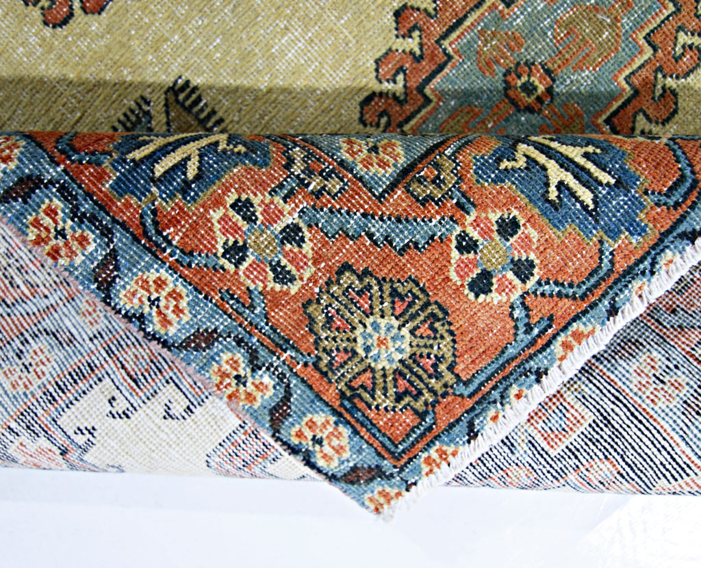 Handmade Vintage Persian Wiss Rug | 200 x 153 cm | 6'7" x 5' - Najaf Rugs & Textile