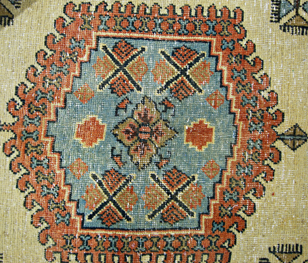 Handmade Vintage Persian Wiss Rug | 200 x 153 cm | 6'7" x 5' - Najaf Rugs & Textile