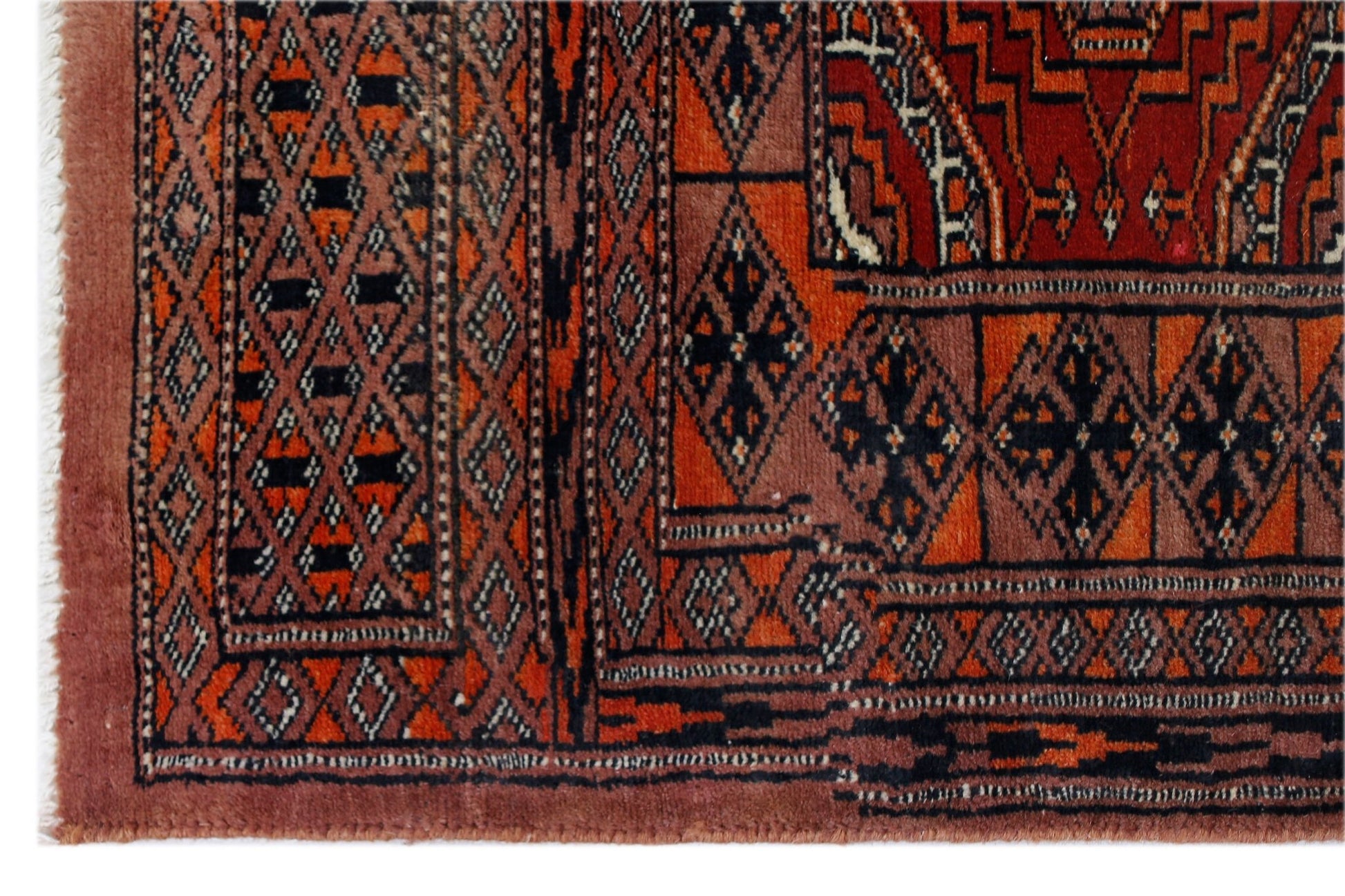 Handmade Vintage Princess Bokhara Hallway Runner | 147 x 64 cm | 4'10" x 2'1" - Najaf Rugs & Textile