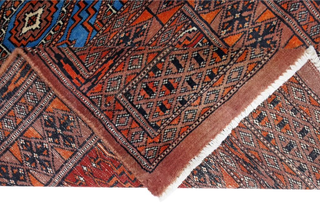 Handmade Vintage Princess Bokhara Hallway Runner | 147 x 64 cm | 4'10" x 2'1" - Najaf Rugs & Textile