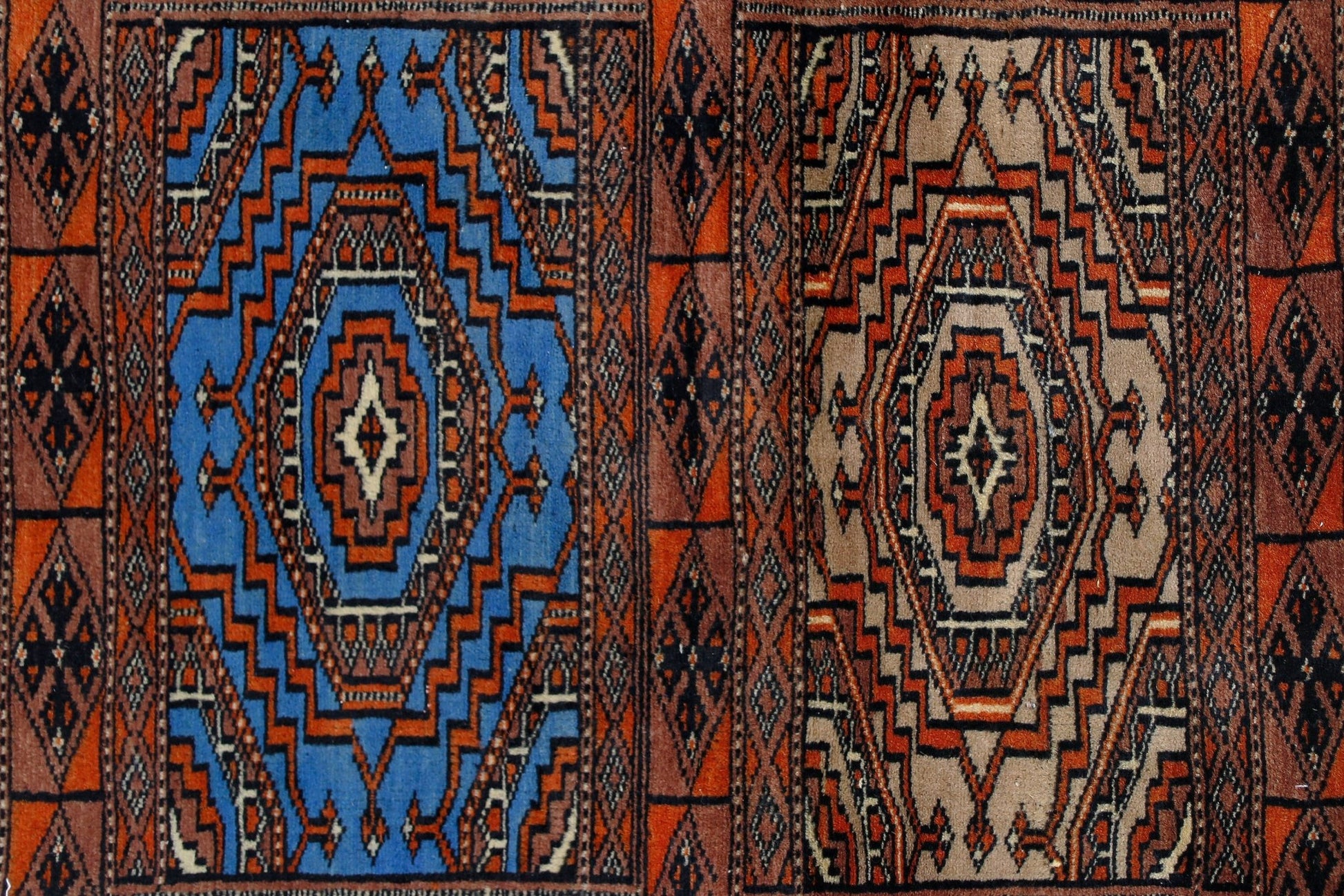 Handmade Vintage Princess Bokhara Hallway Runner | 147 x 64 cm | 4'10" x 2'1" - Najaf Rugs & Textile