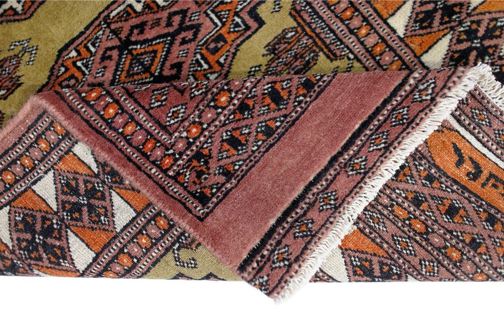 Handmade Vintage Princess Bokhara Hallway Runner | 193 x 64 cm | 6'4" x 2'1" - Najaf Rugs & Textile
