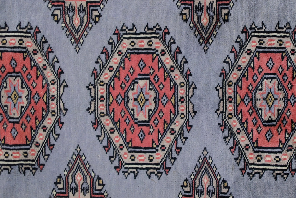 Handmade Vintage Princess Bokhara Hallway Runner | 224 x 78 cm | 7'4" x 2'6" - Najaf Rugs & Textile