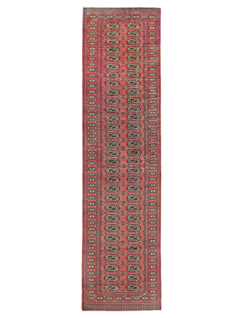 Handmade Vintage Princess Bokhara Hallway Runner | 316 x 76 cm | 10'4" x 2'6" - Najaf Rugs & Textile