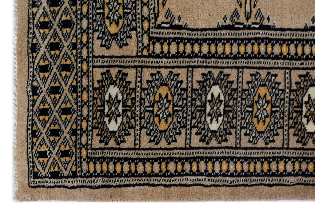 Handmade Vintage Princess Bokhara Rug | 117 x 80 cm | 3'10" x 2'7" - Najaf Rugs & Textile