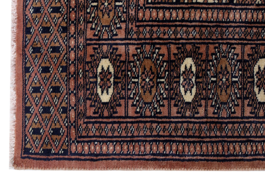 Handmade Vintage Princess Bokhara Rug | 118 x 79 cm | 3'10" x 2'7" - Najaf Rugs & Textile