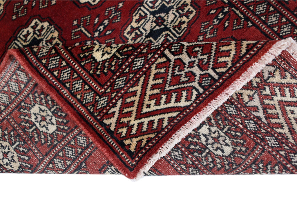Handmade Vintage Princess Bokhara Rug | 120 x 77 cm | 3'11" x 2'6" - Najaf Rugs & Textile