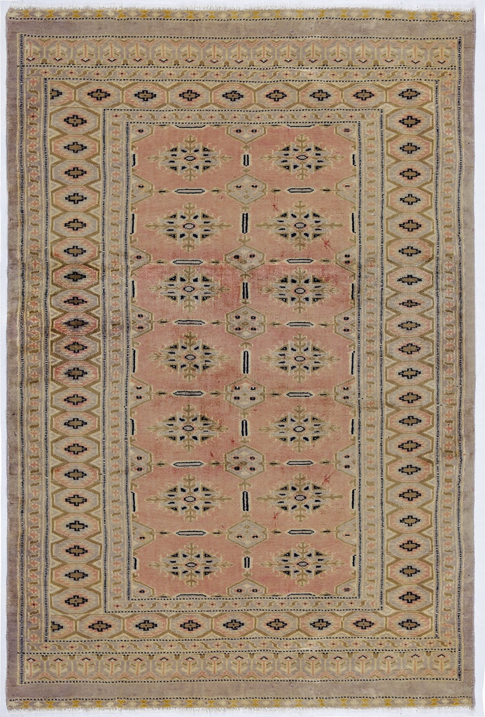 Handmade Vintage Princess Bokhara Rug | 122 x 82 cm | 4' x 2'8" - Najaf Rugs & Textile