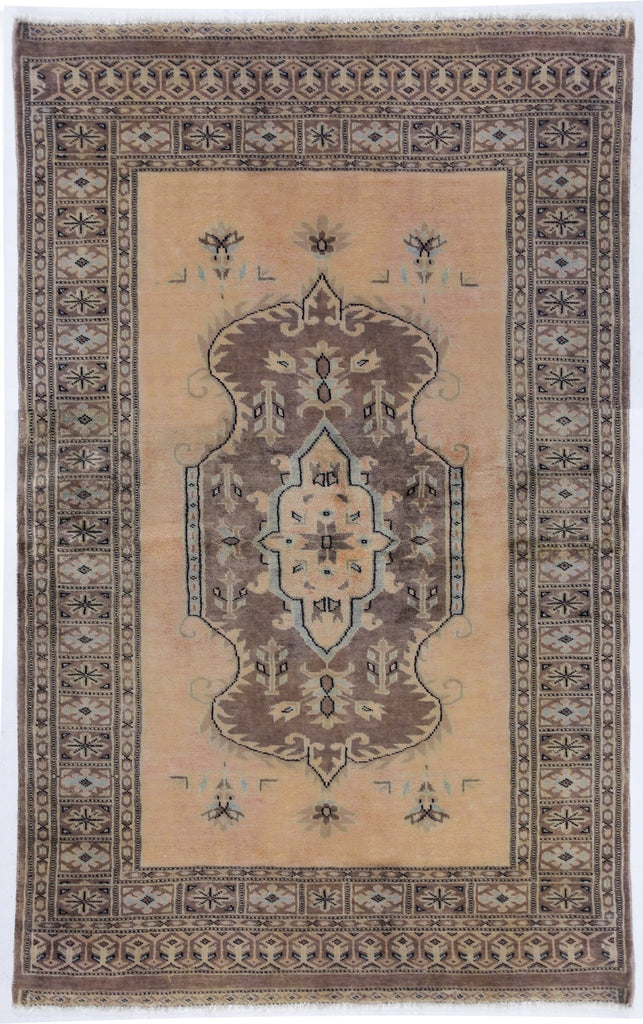 Handmade Vintage Princess Bokhara Rug | 131 x 83 cm | 4'4" x 2'9" - Najaf Rugs & Textile