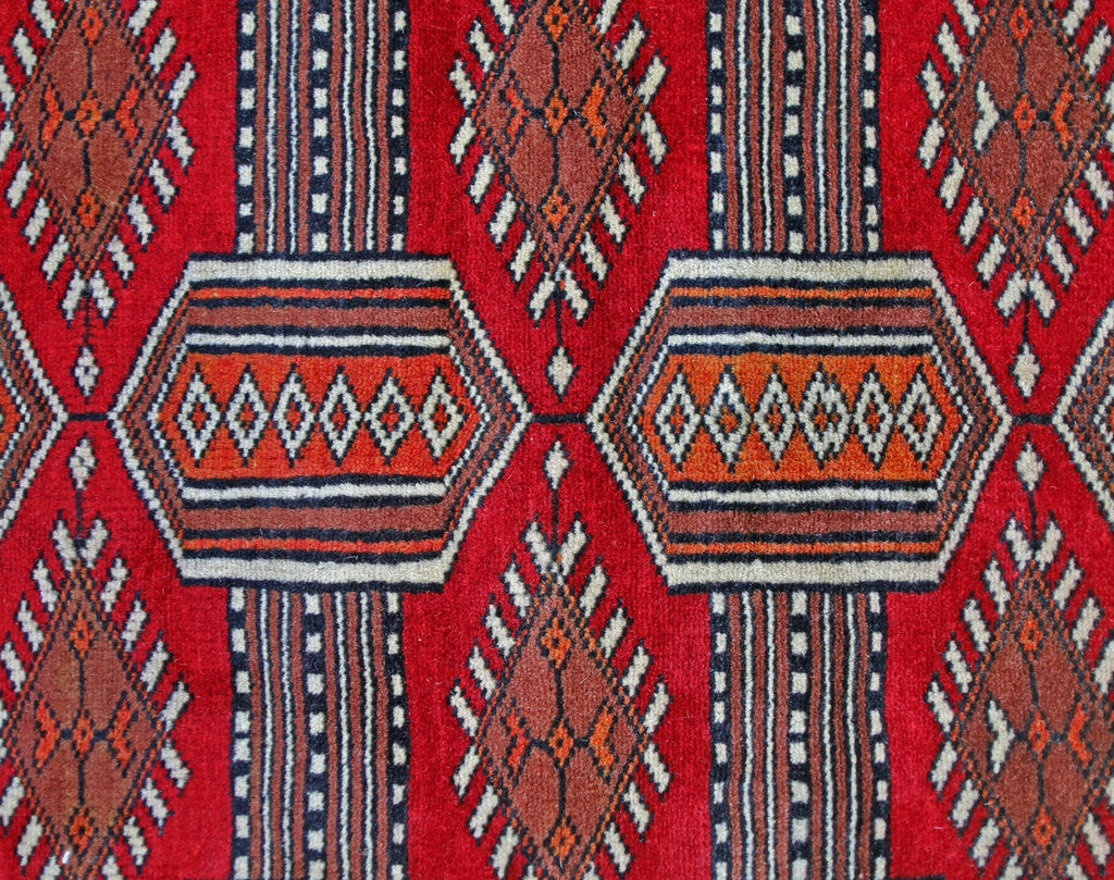 Handmade Vintage Princess Bokhara Rug | 148 x 96 cm | 4'10" x 3'2" - Najaf Rugs & Textile