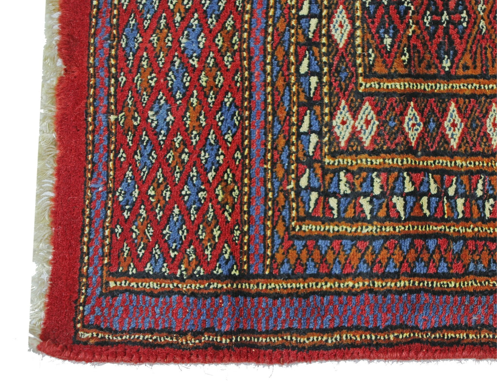 Handmade Vintage Princess Bokhara Rug | 184 x 123 cm | 6' x 4' - Najaf Rugs & Textile