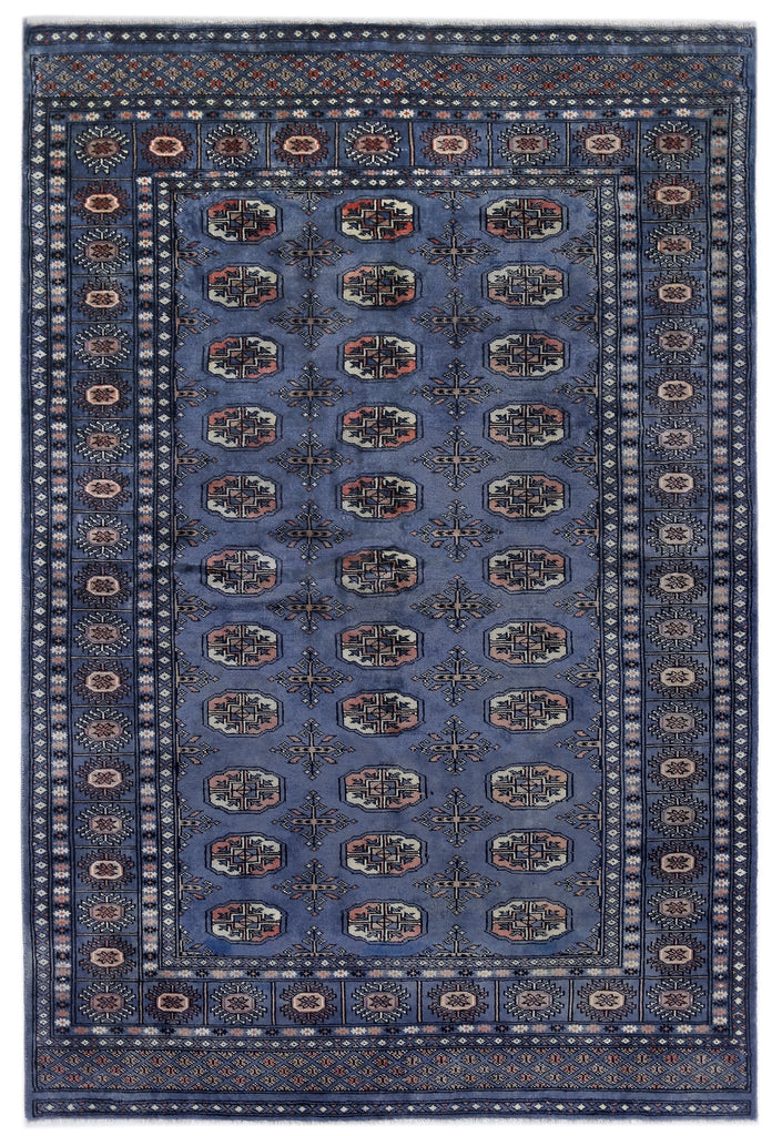 Handmade Vintage Princess Bokhara Rug | 186 x 123 cm | 6'1" x 4' - Najaf Rugs & Textile