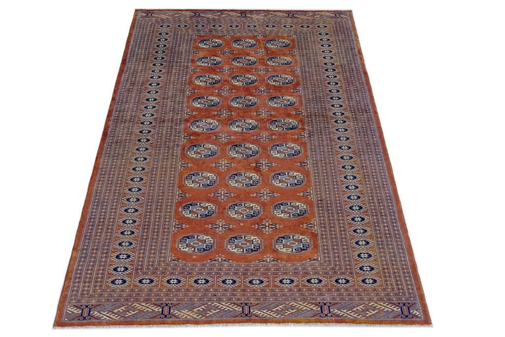 Handmade Vintage Princess Bokhara Rug | 187 x 126 cm | 6'2" x 4'2" - Najaf Rugs & Textile