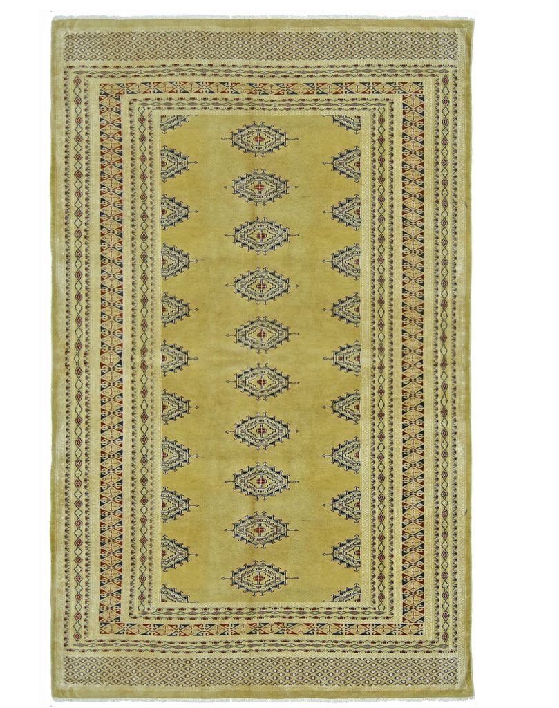Handmade Vintage Princess Bokhara Rug | 210 x 124 cm | 6'11" x 4'1" - Najaf Rugs & Textile
